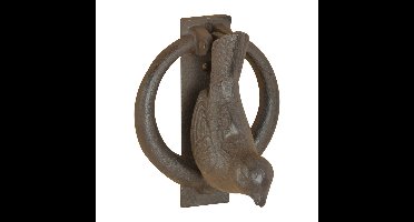 Esschert design Deurklopper vogel - gietijzer - L11 cm - vintage - deurbel