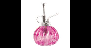 Esschert Design plantenspuit/vernevelaar - glas - fuchsia/zilver - 15.5 cm