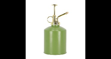 Esschert Design plantenspuit/vernevelaar - olijfgroen/goud - 19.5 cm