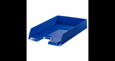Esselte Brievenbakje/postvakje - blauw - A4 formaat - stapelbaar - bureau oprganizer