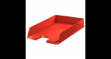 Esselte Brievenbakje/postvakje - rood - A4 formaat - stapelbaar - bureau oprganizer
