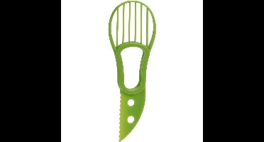 Excellent Houseware Avocado snijmes - groen - 3-in-1 - Avocadomessen - avocadosnijders