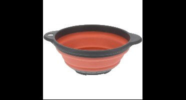 Excellent Houseware opvouwbaar vergiet - oranje/grijs - tpe - 23 cm