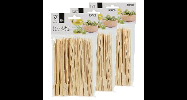Excellent Houseware Sate prikkers/stokjes - 150x - bamboe - 15 cm