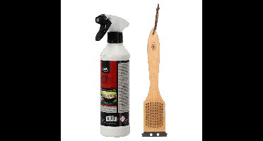 Fancy Flames BBQ schoonmaakset - BBQ reiniger - BBQ schoonmaakborstel