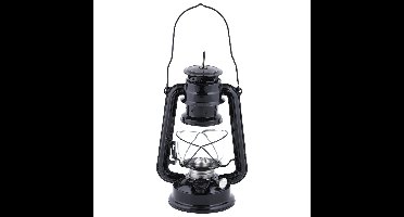 Fancy Flames Lantaarn - zwart - metaal - 11,7x15,7x24 cm - windlicht