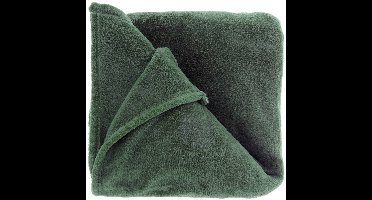 Fleece deken/plaid Bailey 130 x 180 cm - smaragd groen