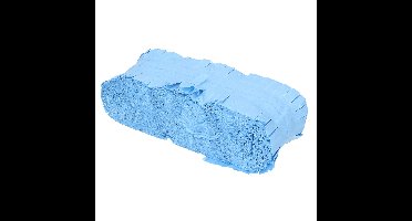 Folat Feest/verjaardag versiering - crepe slingers - blauw - 24 mtr - papier - feestartikelen