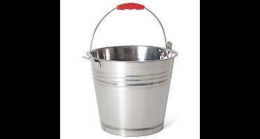 Gerimport Emmer - zink - 15 liter - met kunststof handvat - bloempot