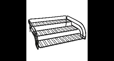 Gerimport opbergrekje/kruidenrekje - 3 laags - multifunctioneel - keuken organiseren