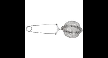 Gerimport Theefilter klem - RVS -zilver - D6.5 cm - theezeef - keukenaccessoires
