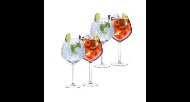 Gin Tonic cocktailglazen - 8x stuks - 730 ml - voor Aperol Spritz - glazen - glas