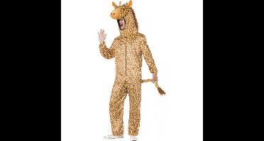 Giraffe onesie verkleedkleding - volwassenen - polyester - Carnaval kostuum - Giraffepakken