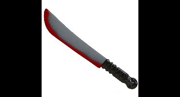 Grote machete/mes - plastic - 41 cm - Halloween/ridders verkleed wapens accessoires