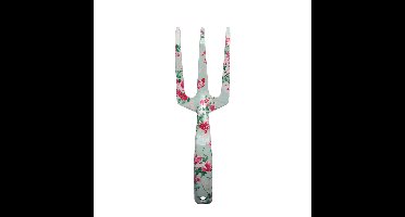 Handhark - rozenprint - metaal - 23 cm - bodemhark tuingereedschap