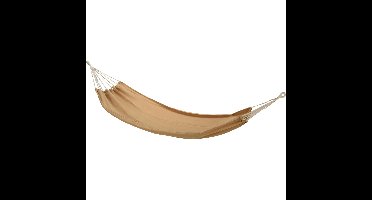 Hangmat Beach Vibes - jute - 200 x 100 cm - met touwen ophanging