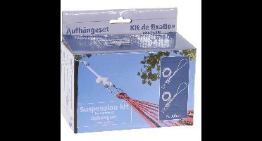 Hangmat ophangsysteem - 300 cm - wit - ophangset - excl. hangmat