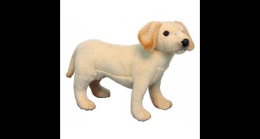 Hansa Pluche Labrador pup - blond - 35 cm - knuffel hond - huisdieren hondenknuffel