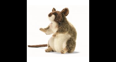 Hansa pluche muis knuffel - 15 cm - luxe kwaliteit - knuffeldieren