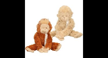 Happy Horse aapje knuffel - 23 cm - pluche dier - apen knuffels