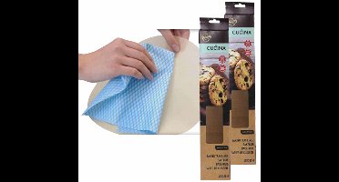 Herbruikbaar bakpapier - 40 x 33 cm - anti kleef - bakfolie?- 5x vel - tot 250x gebruik