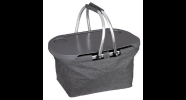 HI Picknickmand met hengsel - 43 x 28 x 24 cm - opvouwbaar - met dienblad