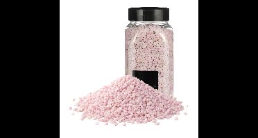 Home & Styling decoratie stenen/granulaat - 5x - 650ml - roze - hobby steentjes