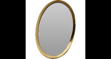 Home & Styling spiegel - ovaal - goud - moderne look - wandspiegel - 15 x 25 cm