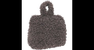 Home & Styling Teddy Deurstopper - 1 kg - grijs - stof - gewicht - 7 x 17 cm - deurstop