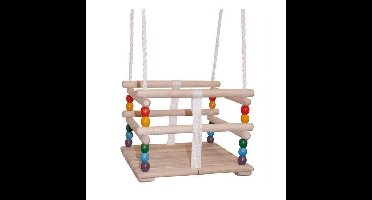 Houten kleuter schommel