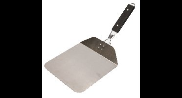 Inklapbare pizzaschep - RVS metaal - 28 x 25 x 6 cm