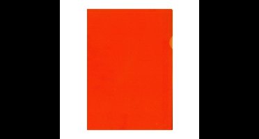 Kangaro Insteekmapjes - 10x stuks - oranje - A4 formaat - 21 x 30 cm - antistatisch