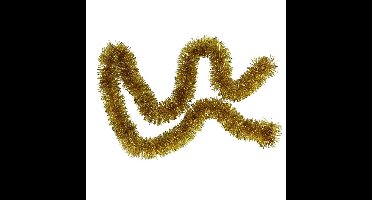 Kerstslingers - glitter goud - folie lametta - 180 x 7 cm - kerstboom versiering