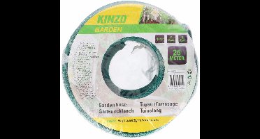 Kinzo tuinslang groen/zwart 25 meter