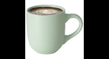 Koffiemokken Paris - 1x stuks - Keramiek - mintgroen - 300 ml - 8 x 10 cm