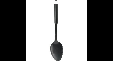 Kook/keuken gerei - opschep lepel - zwart - RVS - 32 cm