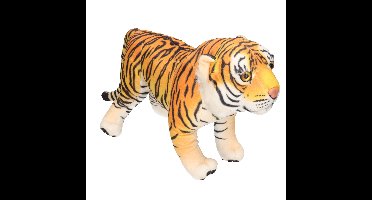 Living Earth serie - Pluche knuffel dieren Bruine Tijger van 38 cm