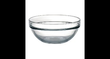 Luminarc glazen schaal/kom - Dia 20 cm - Sla/salade serveren - Schalen/kommen van glas
