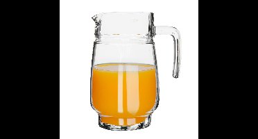 Luminarc schenkkan/karaf - glas - 1,6 liter - Sapkannen/waterkannen/schenkkannen