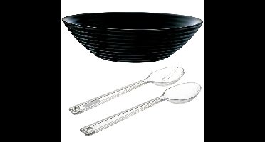 Luminarc Slakom/schaal met kunststof slacouvert - Glas - D27 cm