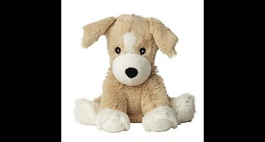 Magnetron warmte knuffel hond/puppy 34 cm