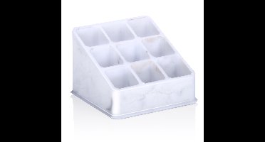Make-up organizer/opberger - 9 x 9 x 9 cm - marmer look
