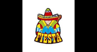 Mexicaans Fiesta decoratie bord 55 x 55 cm