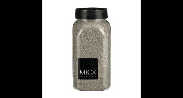 Mica Decorations decoratie zand - 650ml - lichtgrijs - hobby zandkorrels - sierzand