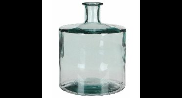 Mica Decorations Vaas Guan 21x26cm - transparant - gerecycled - glas