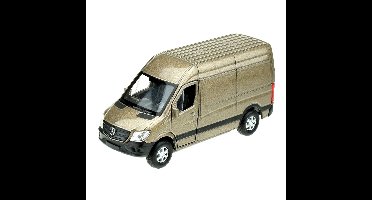 Modelauto Mercedes Benz Sprinter taupe 1:34