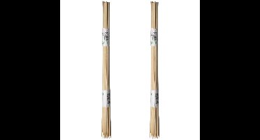 Nature Plantenstokken - 100x stuks - bamboe stokken - 30 cm - D3-3.5 mm