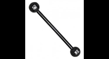 Opblaasbare gewichten halter - 120 cm - zwart - gewicht heffen