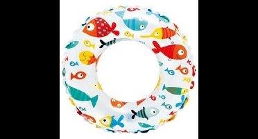 Opblaasbare zwemband met visjes 51 cm