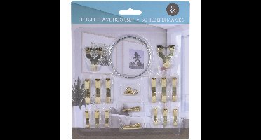 Ophanghaakjes voor schilderijen/canvassen/schilderdoeken - 39 delige set